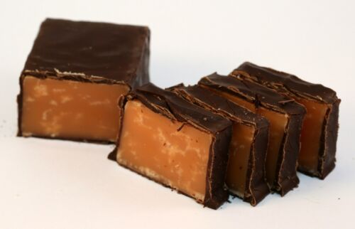 Handmade Dark Chocolate Coated Orange Fudge