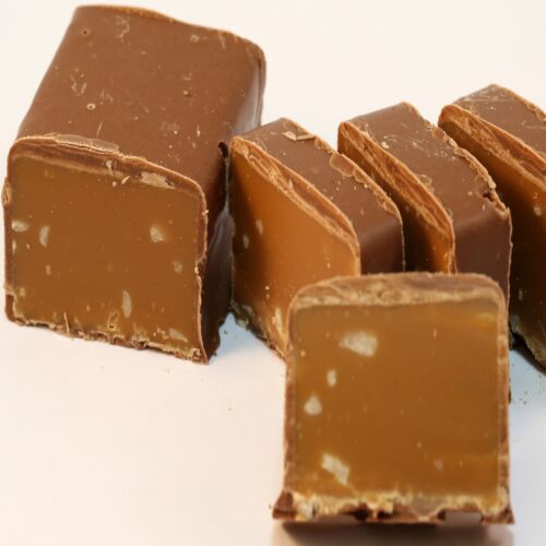 Handmade Milk Chocolate Coated Peanut Butter Fudge