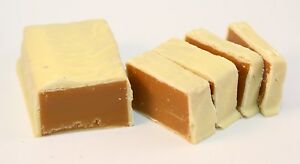 Handmade White Chocolate Coated Clotted Cream Fudge